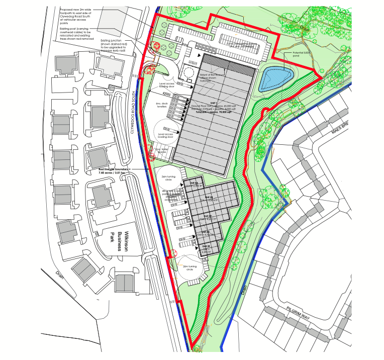 And image relating to this case study about 'Wrexham Industrial Estate'